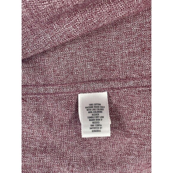 Bonobos Shirt Mens Medium Red Standard Fit Long Sleeve Button up Adult - Picture 4 of 10